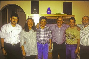 Fortunato Garza, Isaac Silva and wife, Jesus Garcia, Michael Castellano and Jim Trappe 